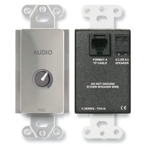 RDL DS-TPA1A 3.5 Watt Decora Audio Power Amplifier/Stainless