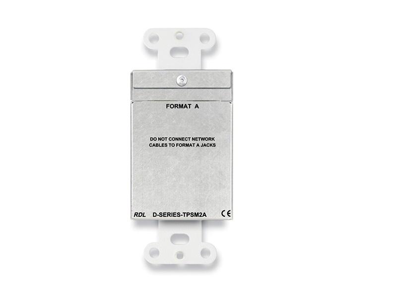 RDL DS-TPSM2A Active 2-Pair Extender (Transmitter) Dual Mic Preamplifier/Format-A/SS - Image 2