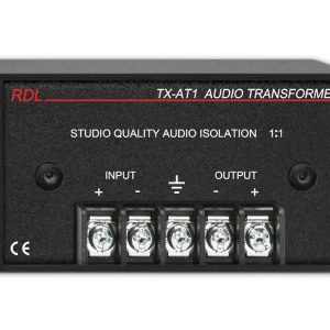 RDL TX-AT1 600 Ohm Audio Isolation Transformer 1:1 / Terminal Block / 20 Hz to 20 kHz