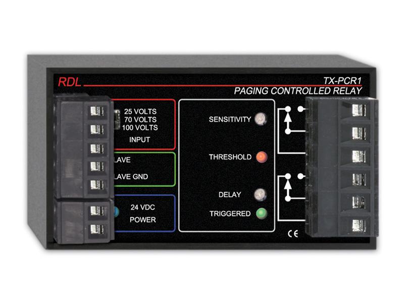 RDL TX-PCR1 Paging Controlled Relay