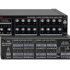 RDL RU-ADA8D 2x8/1x16 Balanced/Unbalanced Audio Distribution Amplifier