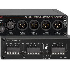 RDL RU-MLD4 Mic/Line Distribution Amplifier