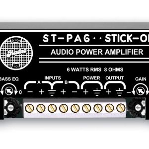 RDL ST-PA6 6 Watt Audio Power Amplifier / Balanced Inputs / 2-Input Mixer / 8 Ohm RMS