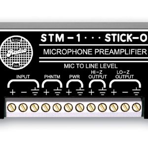 RDL STM-1 Microphone Preamplifier / Fixed 50 dB Gain / Balanced or Unbalanced Output