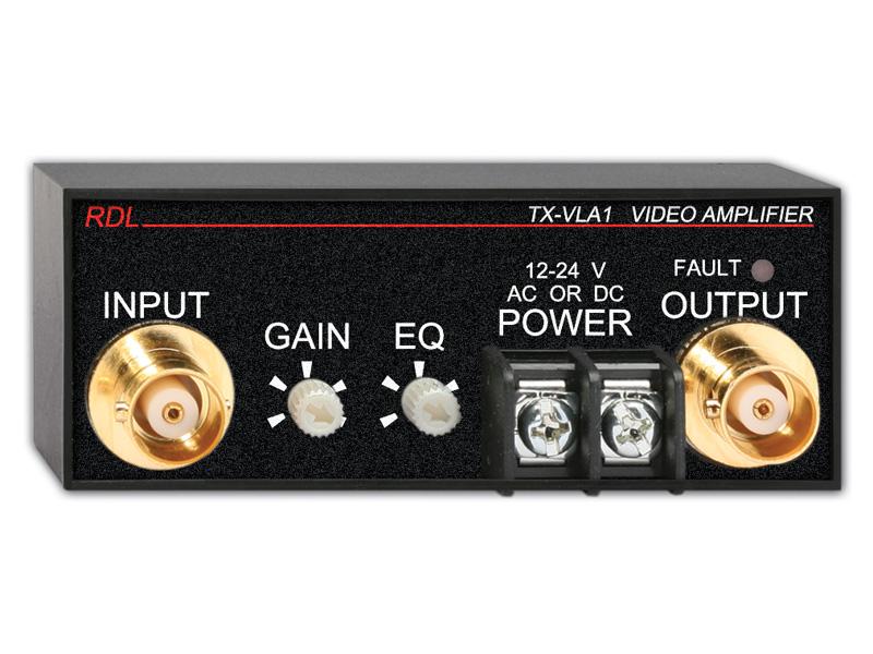RDL TX-VLA1 Video Line Amplifier - Adjustable Gain and EQ