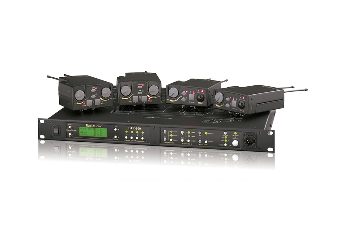 RTS BTR-800-H3R5 UHF Synthesized Wireless Intercom Base Station / 2-Channel Full-Duplex / 4-User / 470-740 MHz - Image 2