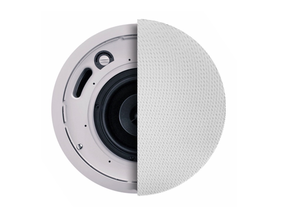 Soundtube CM52S-BGM-II-BK 5.25 inch In-Ceiling Speaker with Short Can and Seamless Magnetic (Black Grille) - Image 3