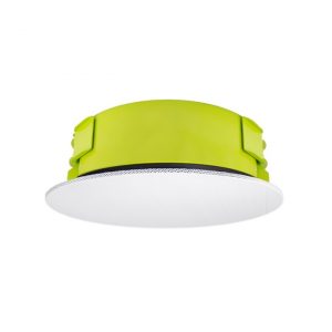 Soundtube CM52S-BGM-II-WH 5.25 inch In-Ceiling Speaker with Short Can and Seamless Magnetic (White Grille)