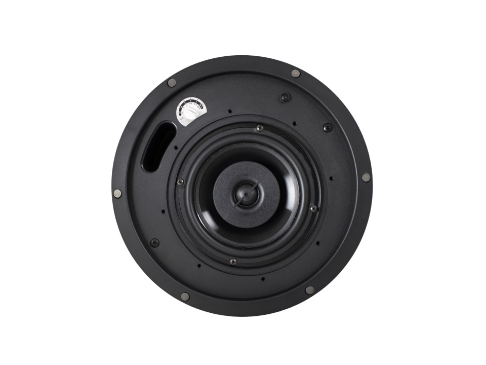 Soundtube CM62-BGM-II-WH 6.5 inch In-Ceiling Background Music Speaker with White Seamless Magnetic Grille - Image 3