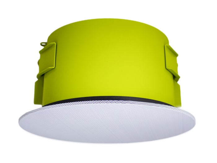 Soundtube IPD-CM62-BGM-II-WH 6 inch IP-Addressable/Dante-Enabled In-Ceiling Speaker with Seamless Magnetic White Grille