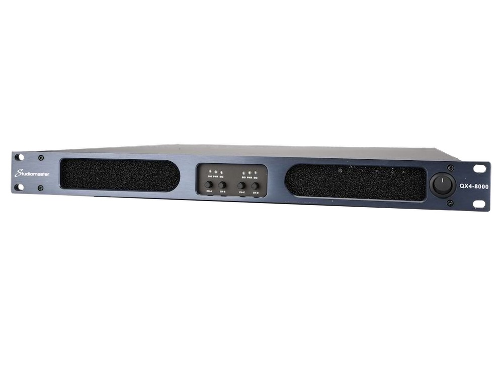 Studiomaster QX4-4000 QX Series 4-Ch Compact Power Amplifier/Up to 5780 Watts (4 ohm Bridged) Power - Image 2
