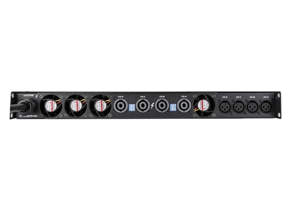 Studiomaster QX4-8000 QX Series 4-Ch Compact Power Amplifier/Up to 9520 Watts (4 ohm Bridged) Power - Image 3