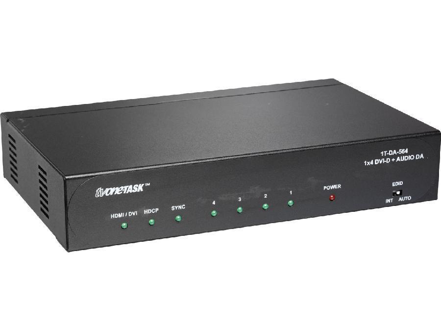 TV One 1T-DA-564 1x4 DVI-D with Analog Stereo and SPDIF Audio Distribution Amplifier - Image 3