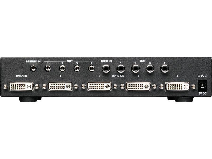 TV One 1T-DA-564 1x4 DVI-D with Analog Stereo and SPDIF Audio Distribution Amplifier - Image 2