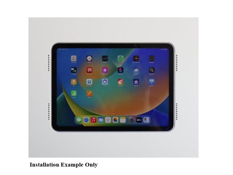 Wall-Smart 002-1-925-WG Invisible Mount for Ipad 10th Gen with Grills