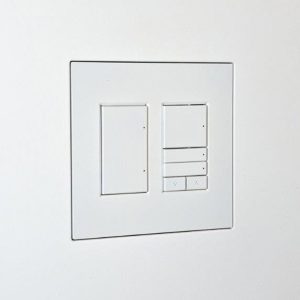 Wall-Smart 007-1-238 New Construction Mount Control4 Contemporary Lighting 2-Gang Paintable 1/2in Drywall