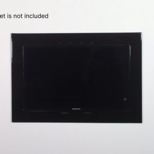 Wall-Smart 012-1RA75-BL Retrofit Mount for Crestron TSW-1080 / TSS-1080, Black