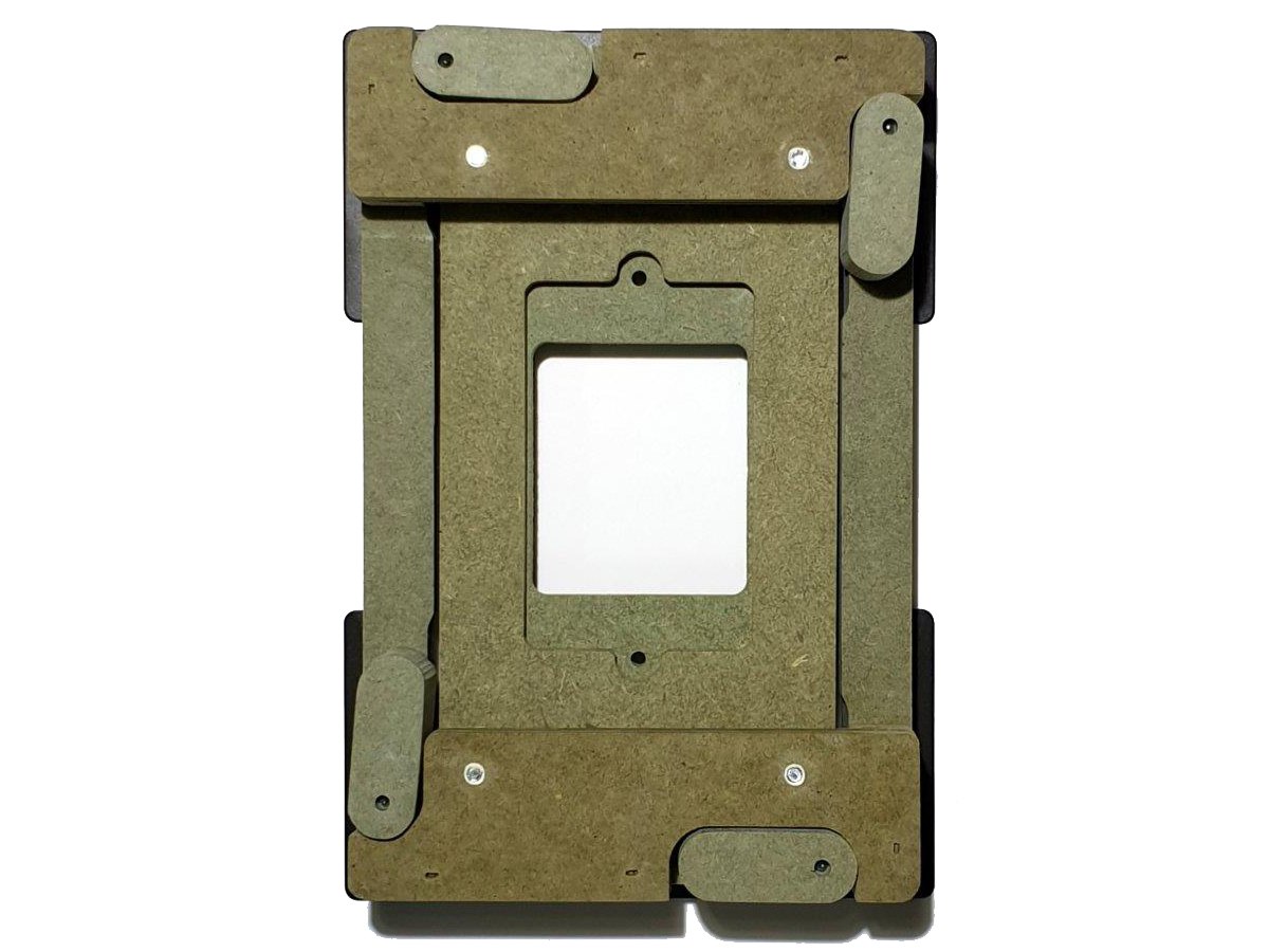 Wall-Smart 10-01-435-WH Retrofit Flush Mounts for Savant ITP-E5500 5.5in Screen/White - Image 2