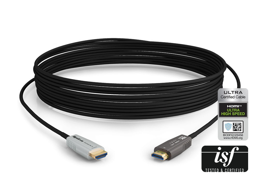 WyreStorm CAB-HAOC-FRL-10 10m/33ft 48Gbps 8K/60 HDR 4x4x4 Active Optical HDMI Cable/eARC/CEC/ALLM and VRR/ISF Certified - Image 3