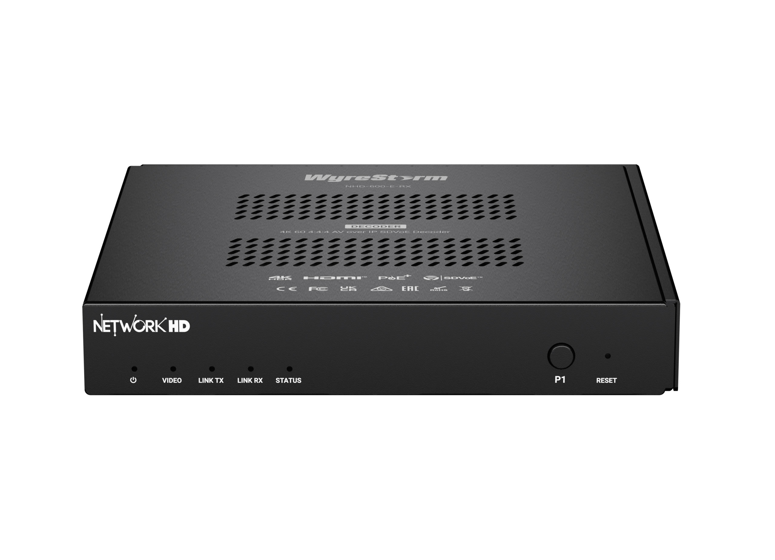 WyreStorm NHD-600-E-RX NetworkHD 600-E Series 4K60 4:4:4 10GbE SDVoE Decoder - Image 2