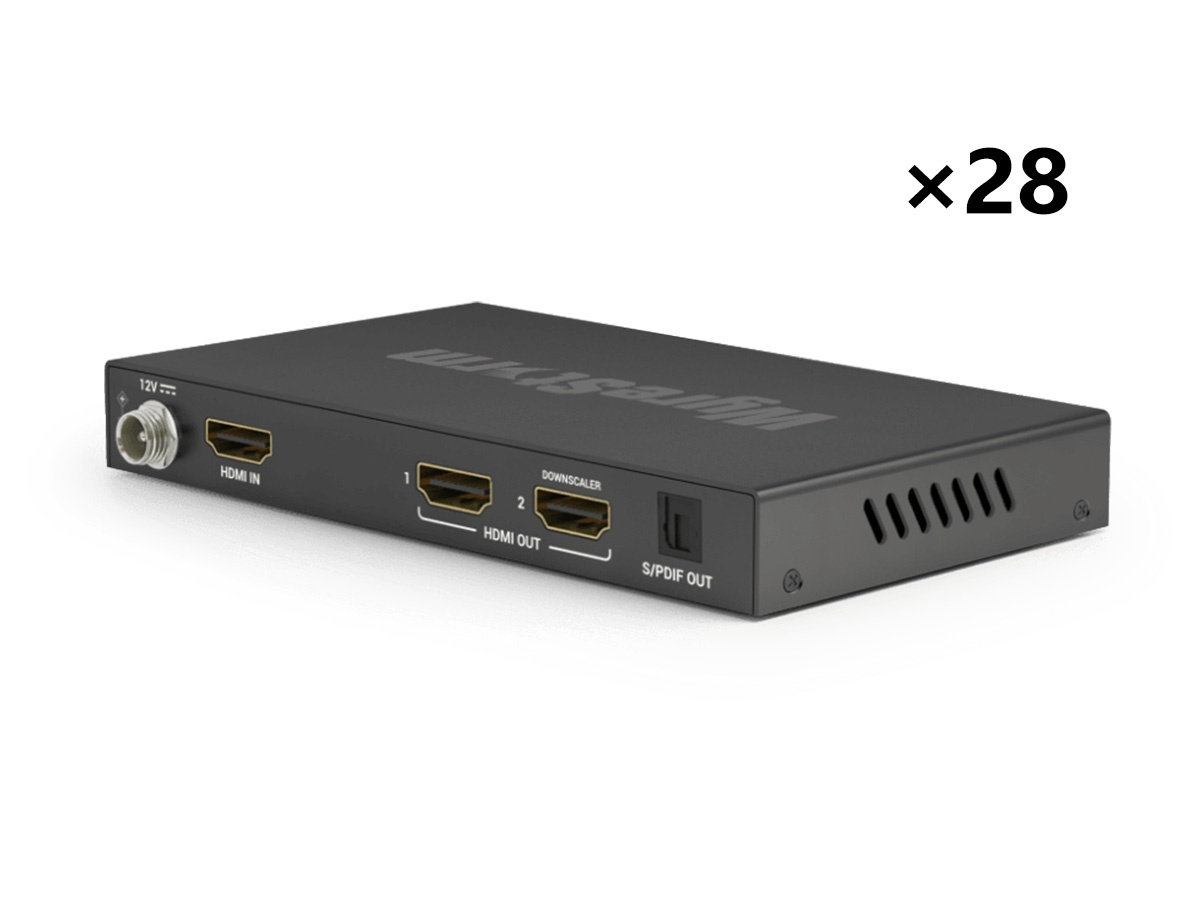 WyreStorm EXP-SP-0102-8K Case Qty (28) 8K60Hz 1×2 HDMI Splitter / 4:4:4 / Dolby Vision / HDR / Audio De-embed / Down-Scaler