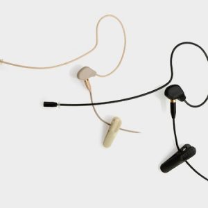 JTS CM-801F Budget Single Ear Headset Microphone/Omni (Beige)