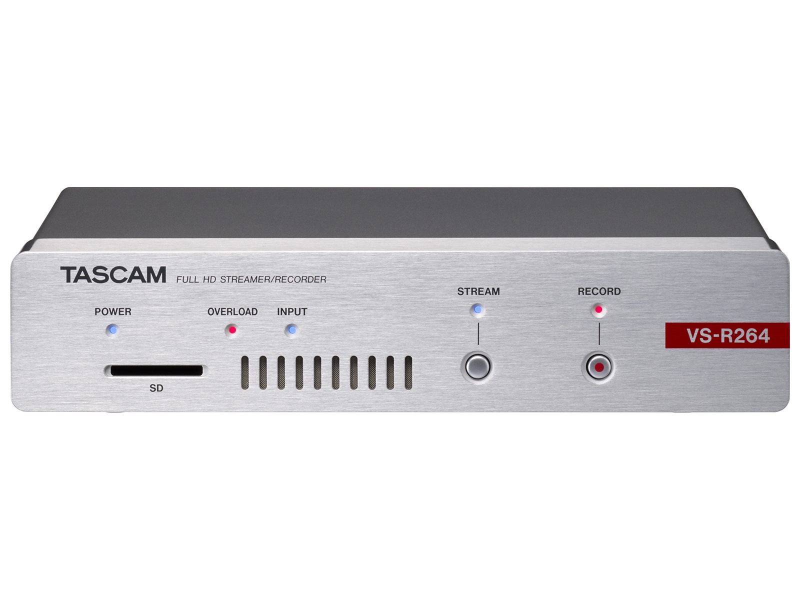 TASCAM VS-R264 Full HD AV over IP Streamer / Recorder H.264 3x RTMP RTSP HLS SD USB Internal