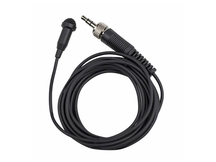 TASCAM TM-10LB Lavalier Microphone/Black/50 Hz-18000 Hz/100 Ohms