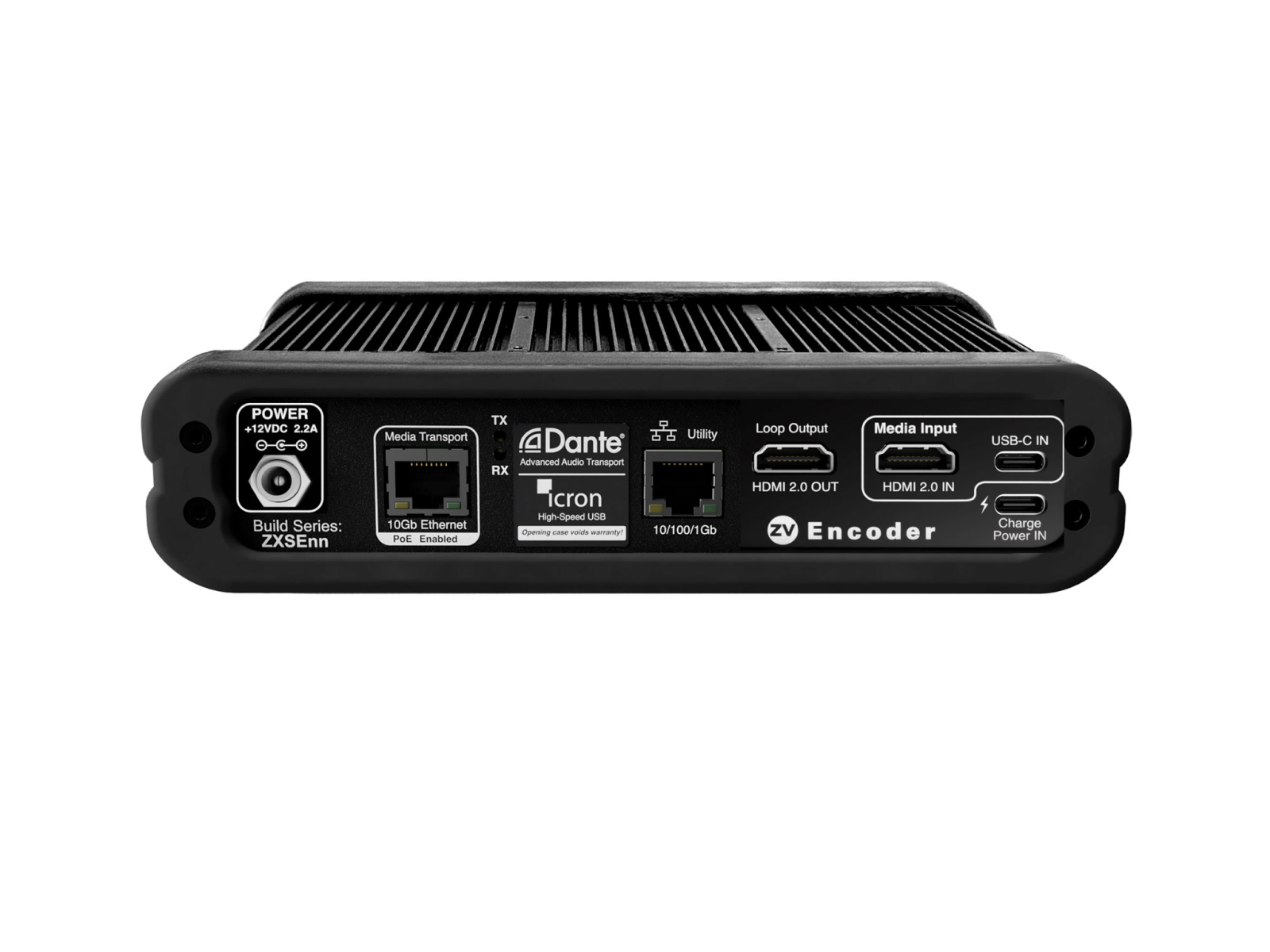 ZeeVee Z4KC2XS-EAU-AA ZyPer4K–XSE Copper Encoder with Dante and Icron, TAA Compliant