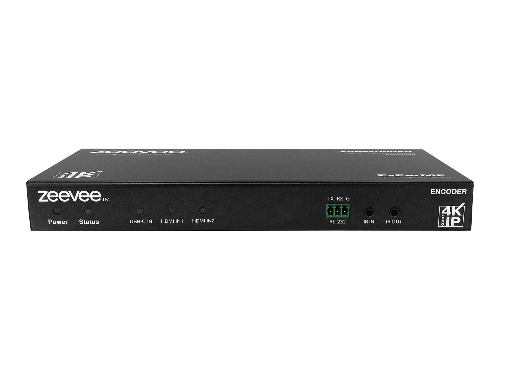 ZeeVee ZUHD60-2EMP ZyPerUHD60 Encoder, 3×1 Switching Input, Dual LAN with Integrated Management