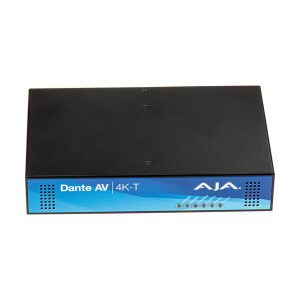 AJA DANTE-AV-4K-T-2 Dante AV Ultra 12G-SDI / HDMI 2.0 4K60 Transmitter / PoE+ / RS-422 / USB