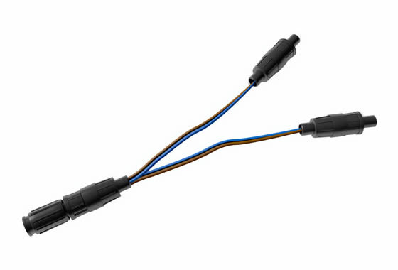 AJA DRM2-YC-R0 Optional Y-Cable Powers Two AJA Mini-Converters via 1 Standard DRM2 Power Cable – 1 Each