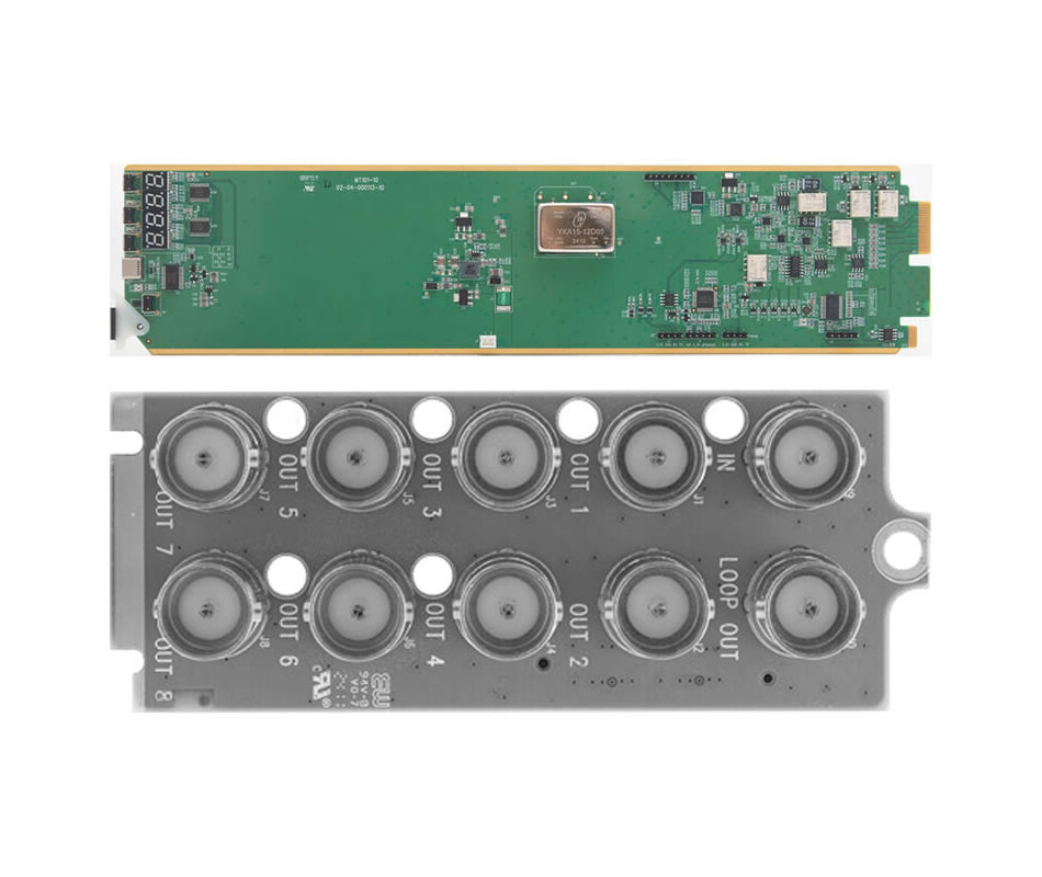 Apantac OG-DA-WC-SET-1 Distribution Amplifier Card + Rear Module Bundle for openGear X Frame