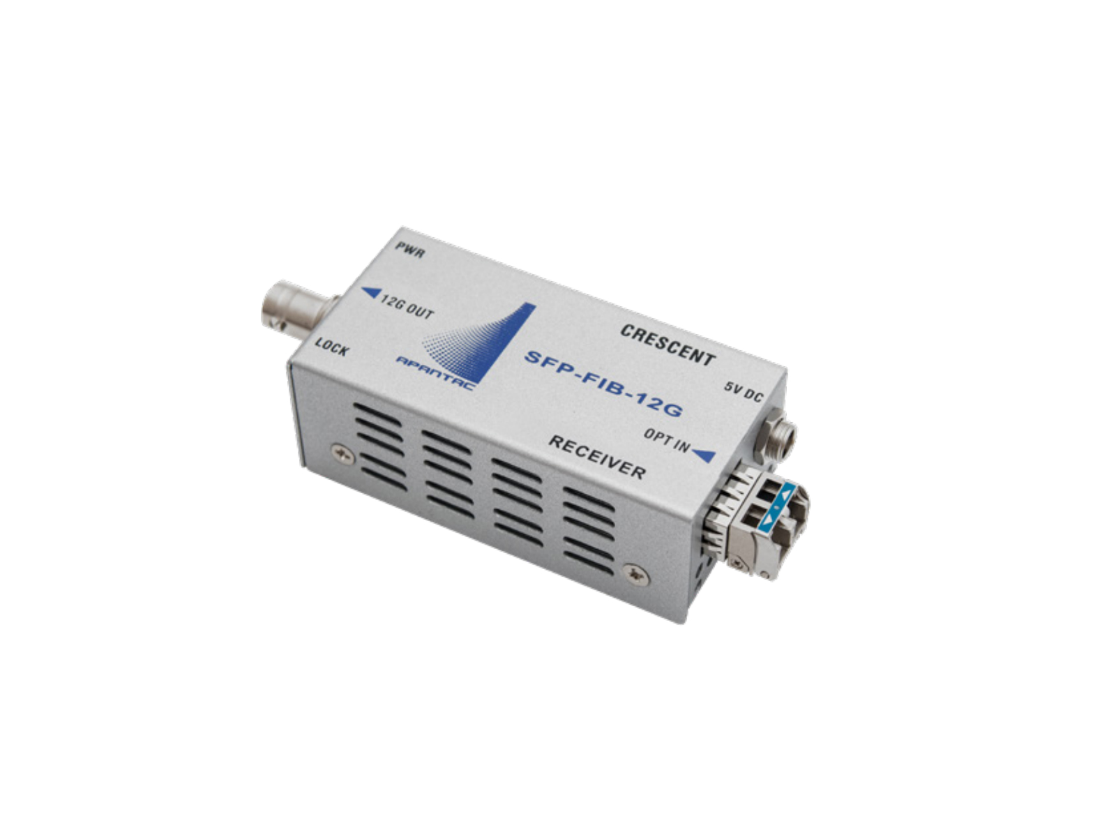 Apantac SFP-FIB-12G-Rx Single Channel 12G SDI Fiber Optic Receiver / LC connectors / Up to 10 Km