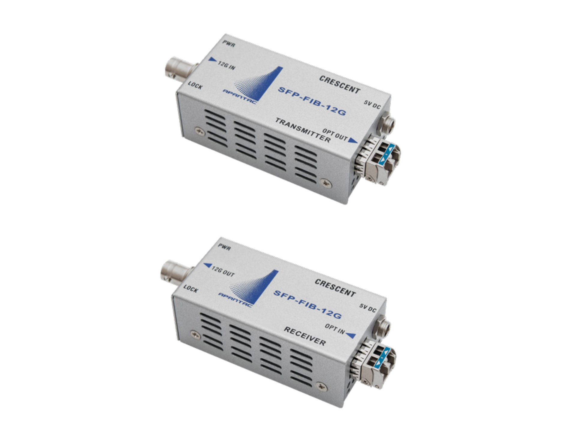 Apantac SFP-FIB-12G-SET 12G SDI Fiber Extender Set (SFP-FIB-12G-Rx / SFP-FIB-12G-Tx)