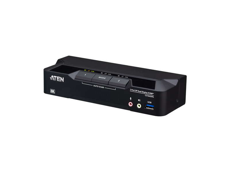 Aten CS1942DPA 2-Port USB 3.0 8K DisplayPort Dual-Display KVMP Switch