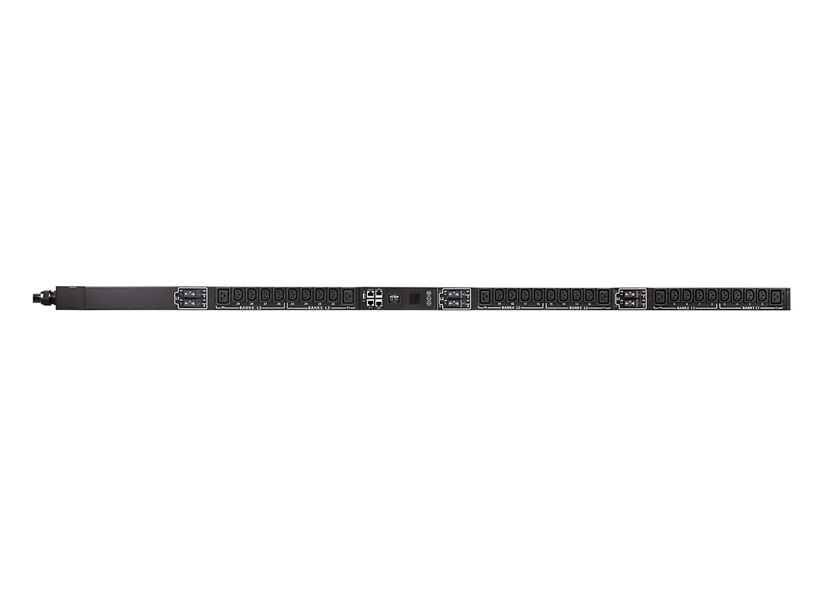 Aten PG95330B2 3-Phase Metered eco PDU 30A/32A 30-Outlet IEC C19/C13 0U kWh +/-1% LAN/USB