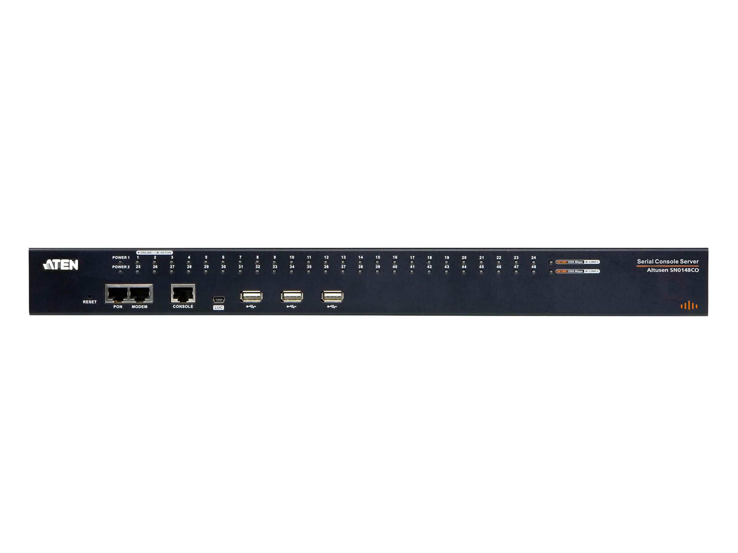 Aten SN0148CO 48-Port Serial Console Server with Dual Power/LAN - Image 2