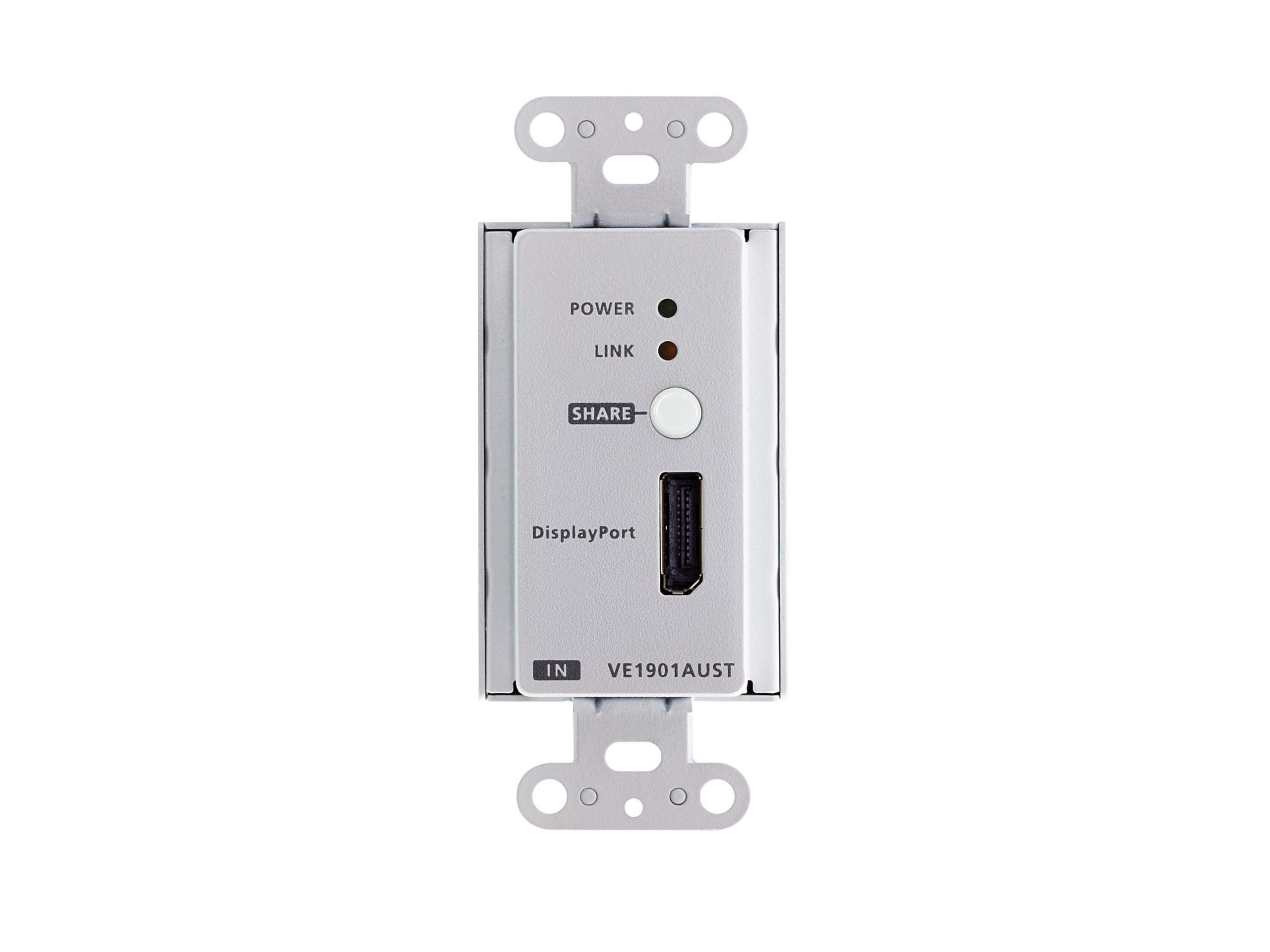 Aten VE1901AUST DisplayPort HDBaseT-Lite Transmitter with US Wall Plate/PoH - Image 2