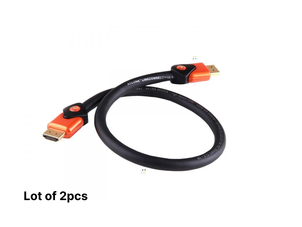 Atlona AT-LCU-16-SET2 16ft 1080P 4K UHD High Speed HDMI Cable for HDTV UHDTV PS4 PRO XBOX ONE (Lot of 2pcs)