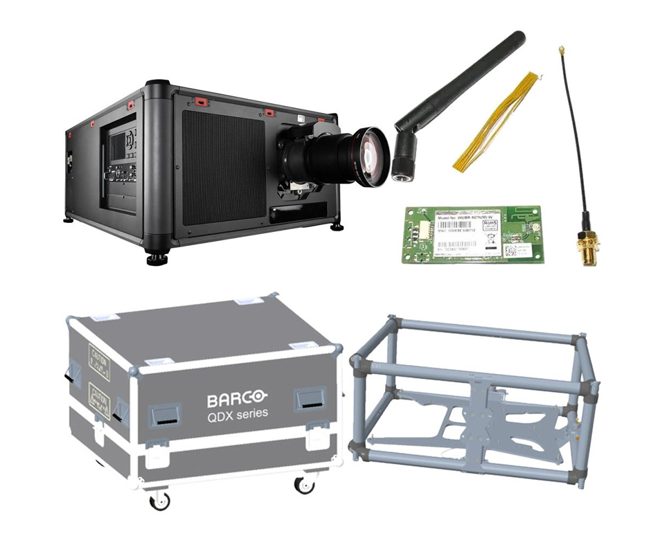 Barco R9410851-FC QDX-4K35 FC 41,000-Lumen 4K UHD 3-Chip DLP Laser Phosphor Projector