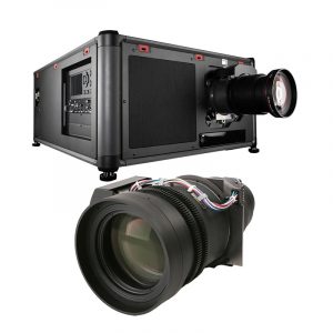 Barco R9410853-B1U 33,000-Lumen WUXGA 3-Chip DLP Laser Projector w/Wired XLR/IR Control & TLD+ Lens Choice (Black)