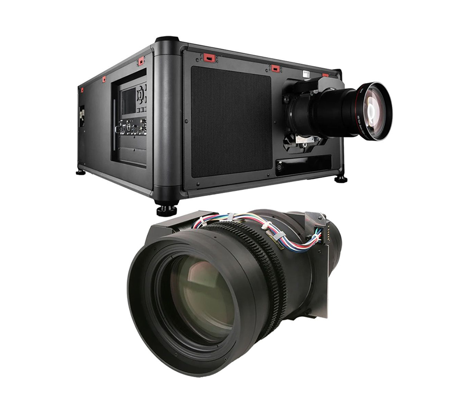 Barco R9410854-B1U 41,000-Lumen WUXGA 3-Chip DLP Laser Projector w/Wired XLR/IR Control & TLD+ Lens Choice (Black)