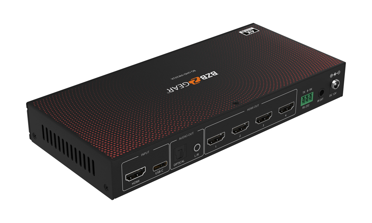 BZBGEAR BG-UHD-VW2X2A 2x2 4K UHD HDMI/USB-C Switcher and Video Wall Controller with Audio De-embedding - Image 9