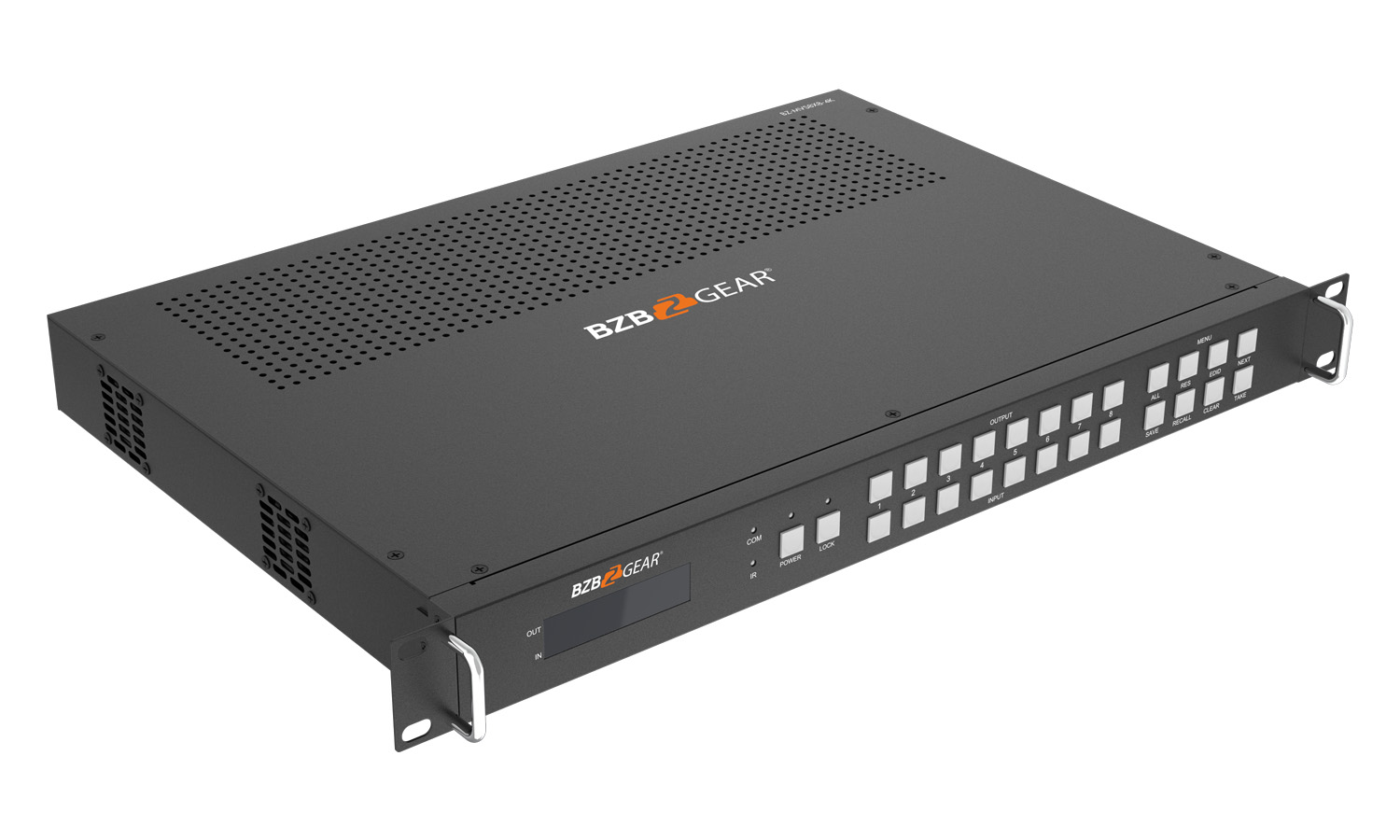 BZBGEAR BZ-MVS8X8-4K 8X8 4K 18Gbps UHD HDMI Video Wall Processor and Seamless Matrix Switcher with Scaler/IR/Audio/IP and RS-232 - Image 2
