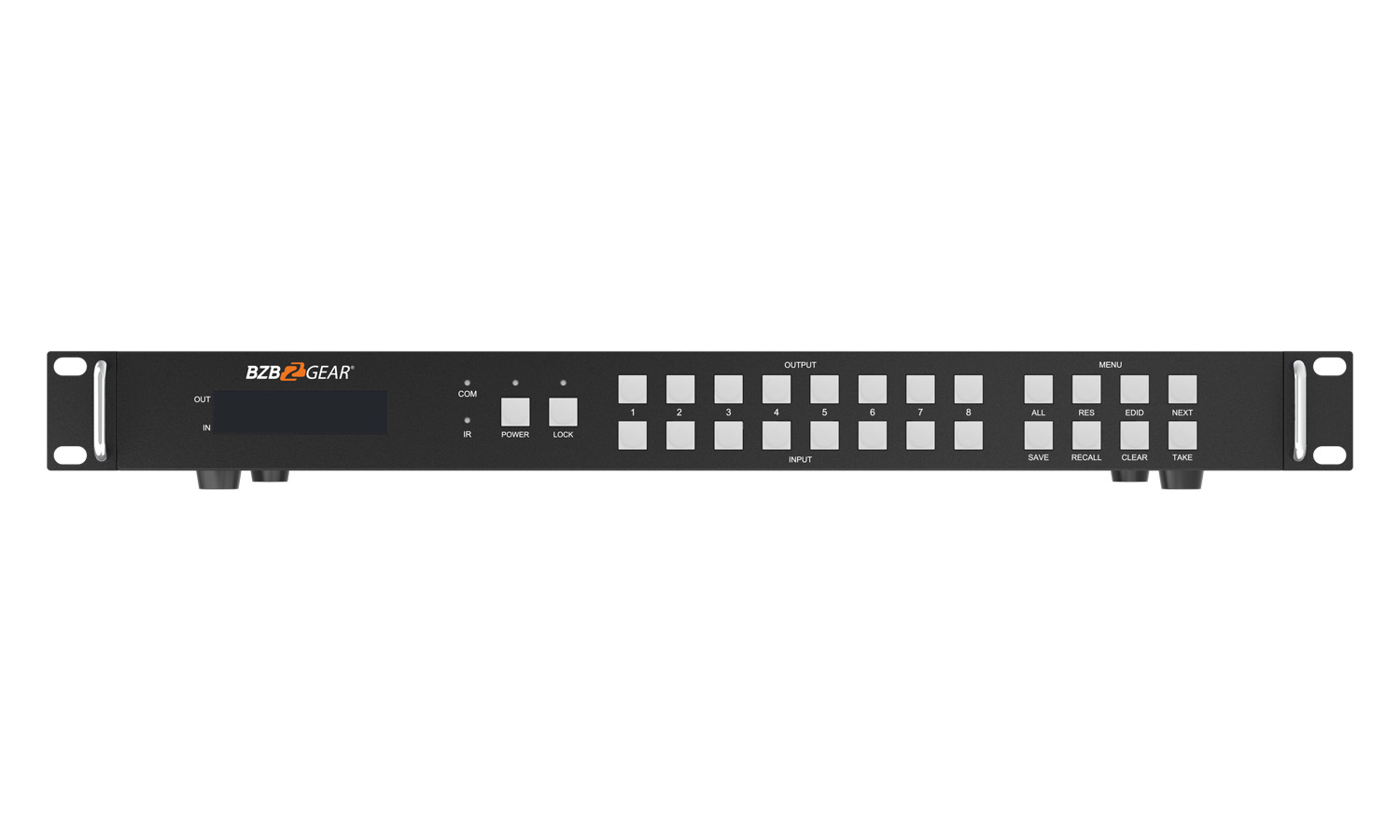 BZBGEAR BZ-MVS8X8-4K 8X8 4K 18Gbps UHD HDMI Video Wall Processor and Seamless Matrix Switcher with Scaler/IR/Audio/IP and RS-232 - Image 3