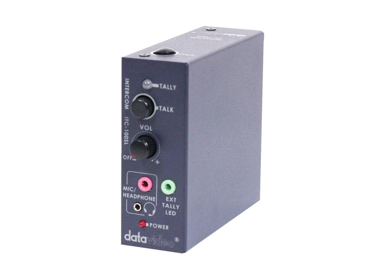 Datavideo ITC-100 8-User Wired Intercom System with 4 Beltpacks and 4 Headsets - Image 5