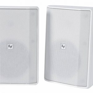 Electro-Voice EVID-S8.2W Quick install Speaker 8' cabinet 8Ohm white. IP54, pair