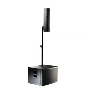 FBT CS-1000 BLK Portable Active Sub/Satellite Speaker System 1000W Built-In DSP / Black