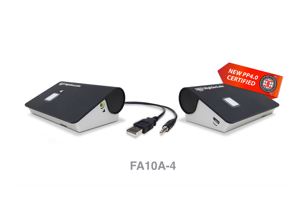 High Sec Labs FA10A-4 Audio Diode Analog to Analog without microphone support (PP4.0 Certified)